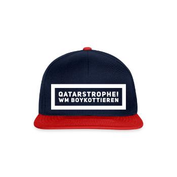 Ich bin dann mal im Wald - Snapback Cap - Navy/Rot - Vorne