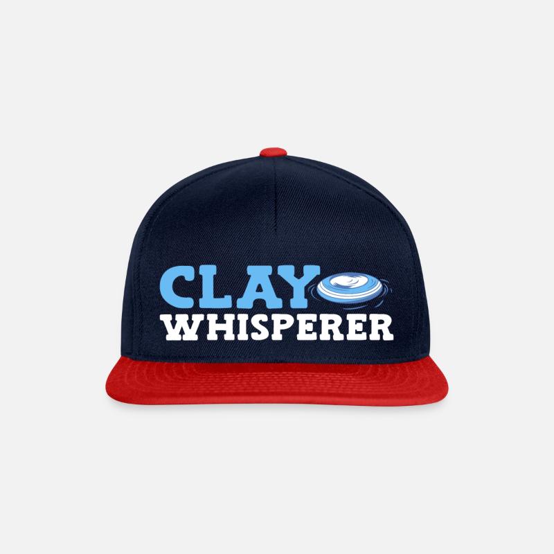 Clay pigeon shooting - Snapback Cap - navy/red