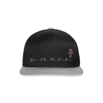 Republik Maluku Selatan - Snapback Cap - Schwarz/Grau - Vorne