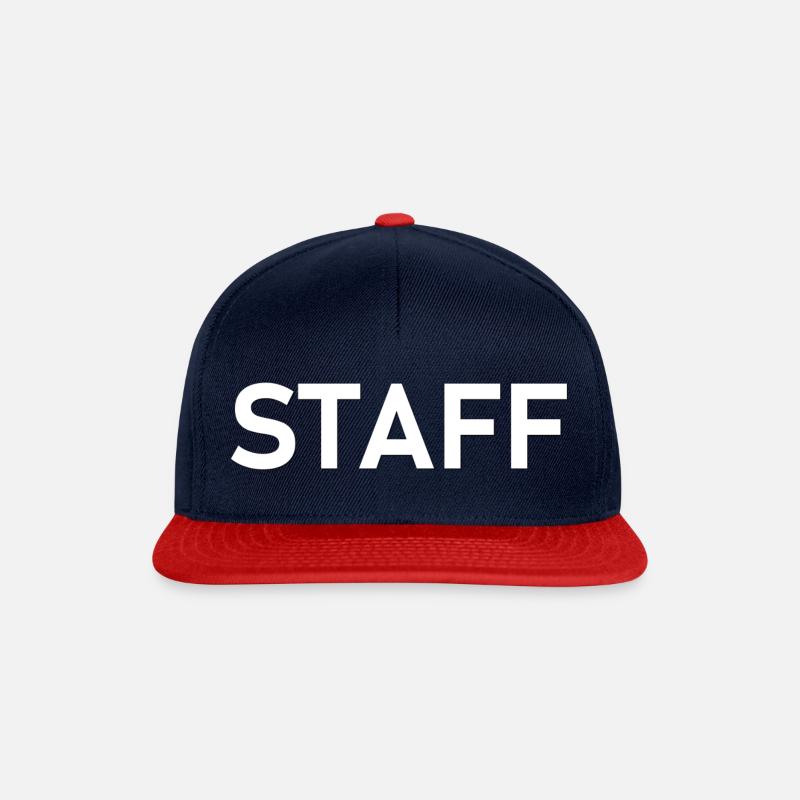 PERSONAL - Snapback Cap - Navy/Rot