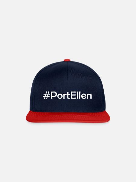 #Port Ellen - Snapback Cap - Navy/Rot