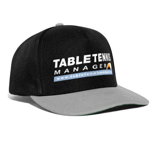 Table Tennis Manager weiss - Snapback Cap