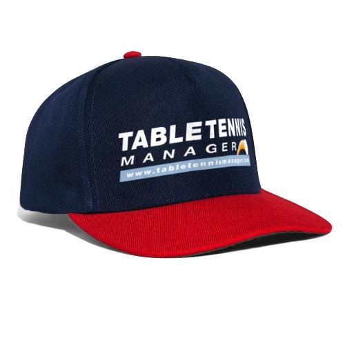 Table Tennis Manager weiss - Snapback Cap