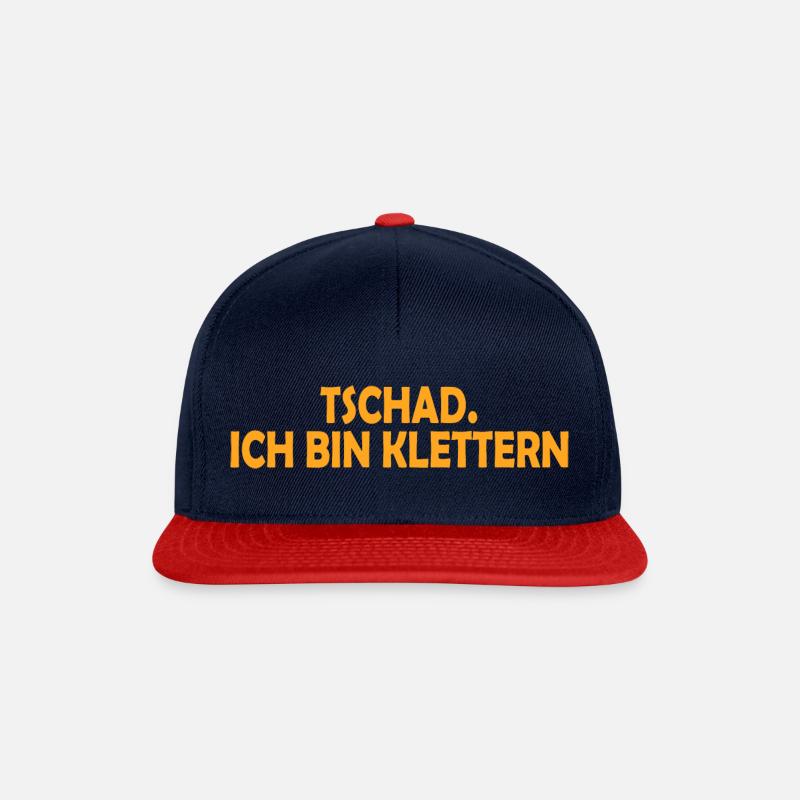 climbing - Snapback Cap - Navy/Rot