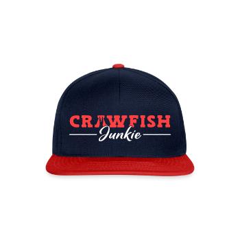 Écrevisse Écrevisse - Casquette snapback - bleu marine/rouge - Devant