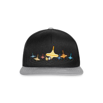 Système solaire - Casquette snapback - noir/gris - Devant