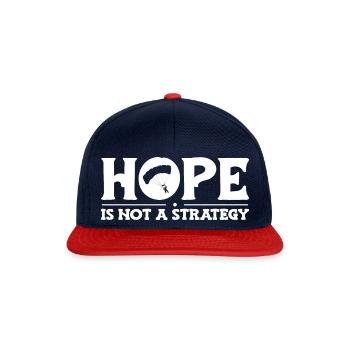 Parachutistes parachutistes parachutés - Casquette snapback - bleu marine/rouge - Devant