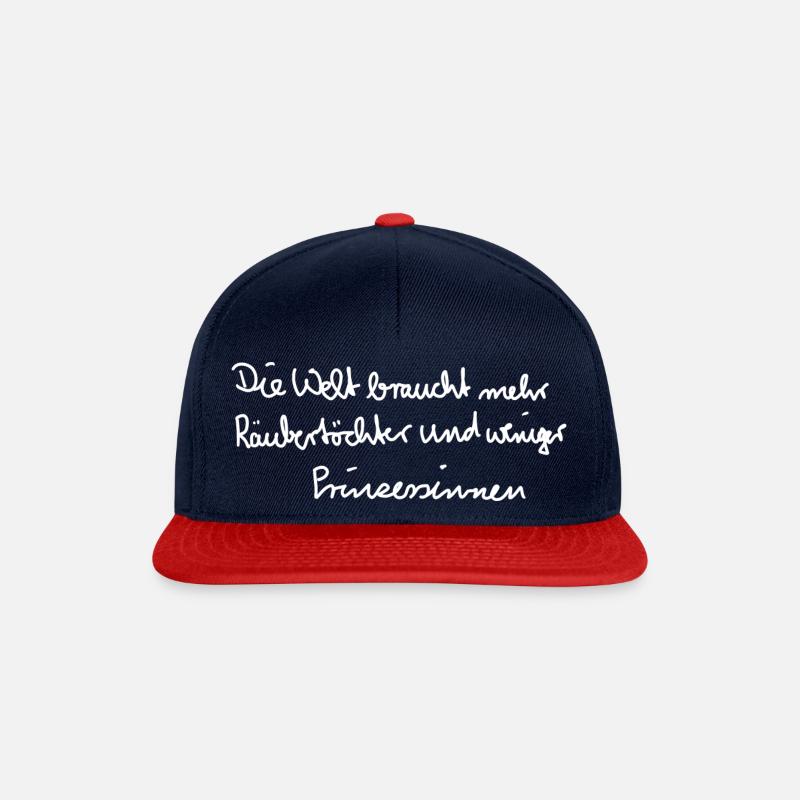Räubertöchter - Snapback Cap - Navy/Rot