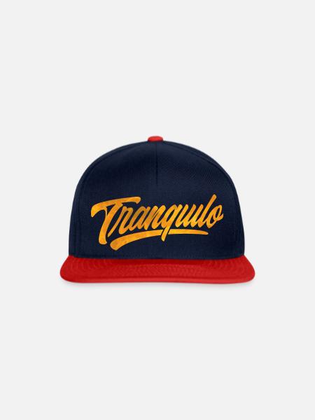 Tranquilo - Snapback Cap - Navy/Rot