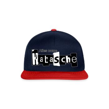 All nume Habash - Snapback Cap - navy/red - Front