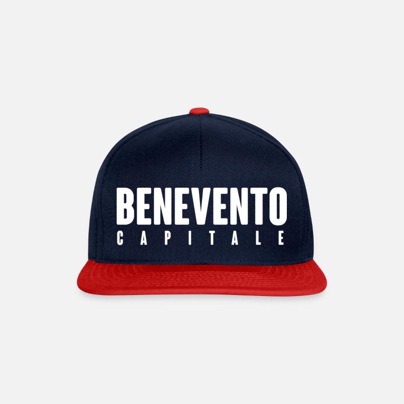 Benevento - Snapback Cap - navy/red