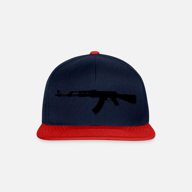 Kalashnikov - Snapback Cap - navy/red