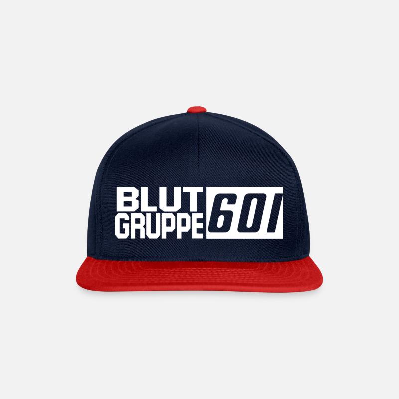 Blutgruppe 601 Trabant - Snapback Cap - Navy/Rot