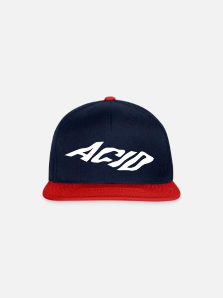 ACID LIQUID - Snapback Cap - Navy/Rot