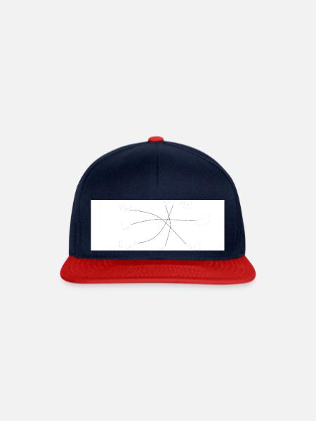 cool - Snapback Cap - Navy/Rot
