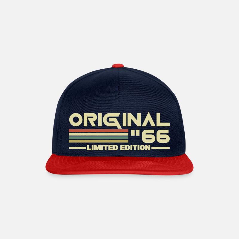 1966 - Snapbackkeps - marinblå/röd