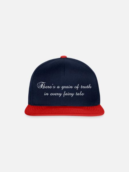 Märchenhafte Wahrheit - Snapback Cap - Navy/Rot
