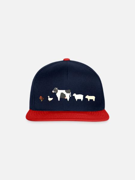 tierlieb - Snapback Cap - Navy/Rot