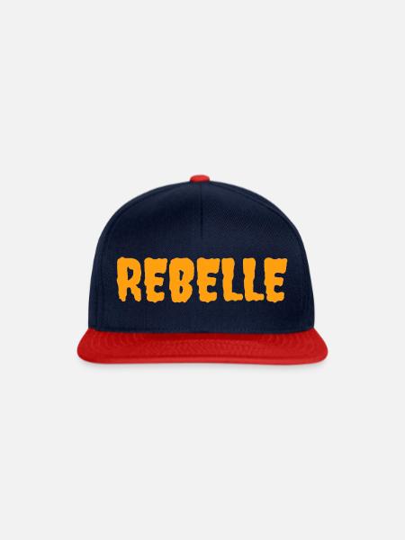 Rebellen - Snapback Cap - Navy/Rot