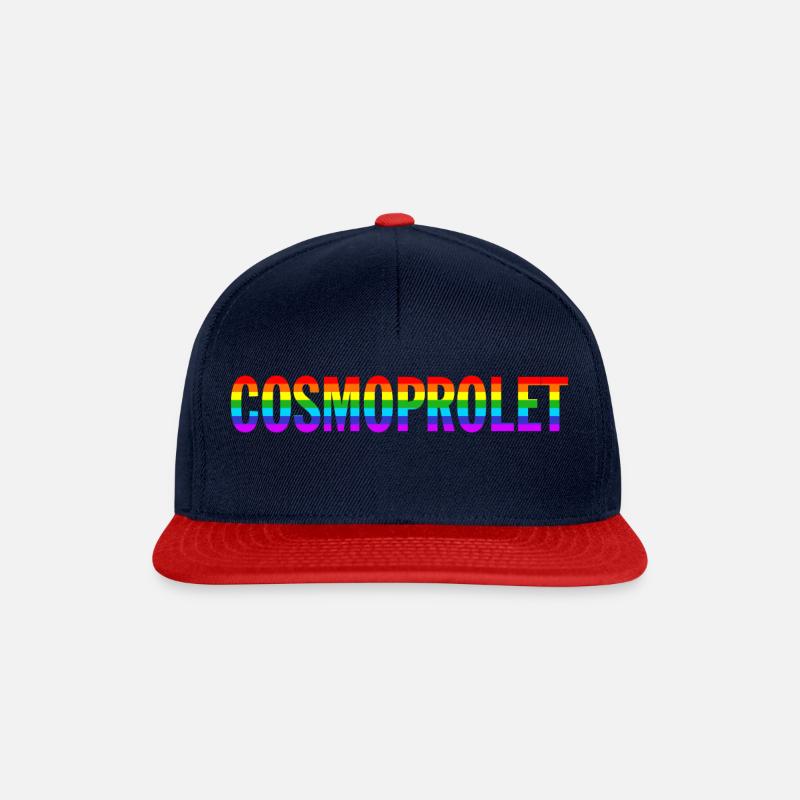 CosmoProlet - Snapback Cap - Navy/Rot