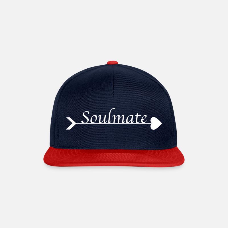 Soulmate - Snapback Cap - Navy/Rot