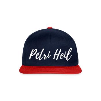 Petri Heil - Snapback Cap - Navy/Rot - Vorne