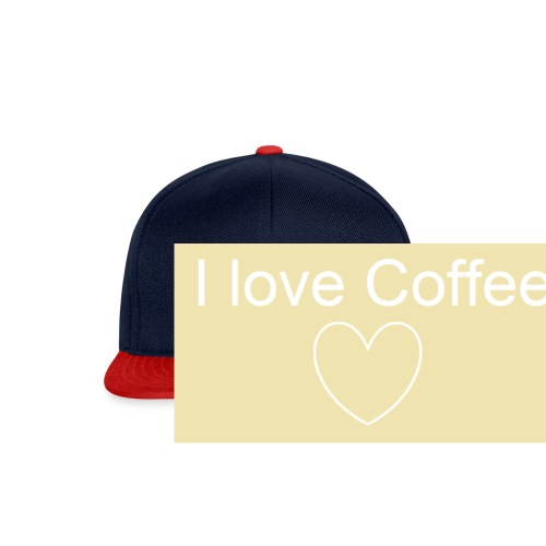 Ich liebe Kaffee - Snapback Cap