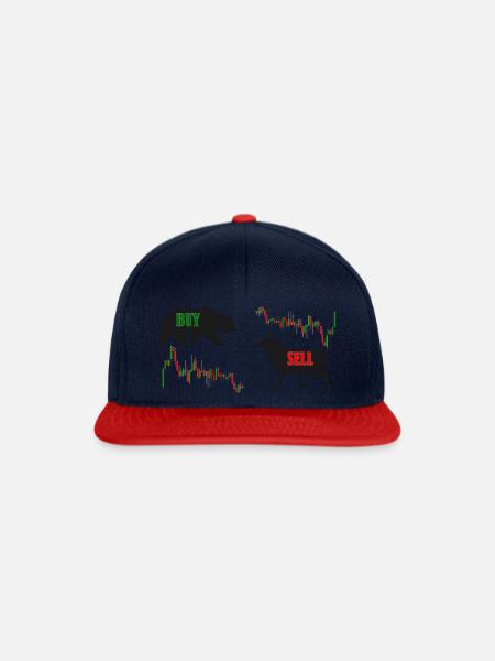 Börse - Snapback Cap - Navy/Rot