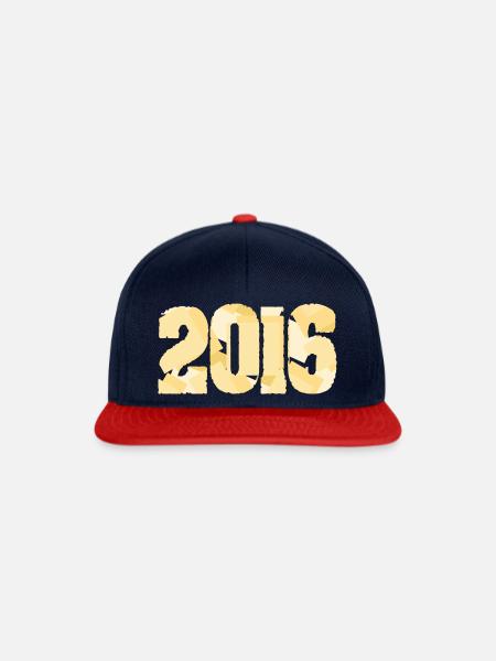 2016 - Snapback Cap - Navy/Rot