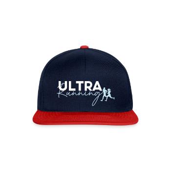 Joggeur Ultra Running - Casquette snapback - bleu marine/rouge - Devant