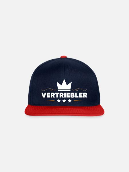 Vertriebler Beruf - Snapback Cap - Navy/Rot