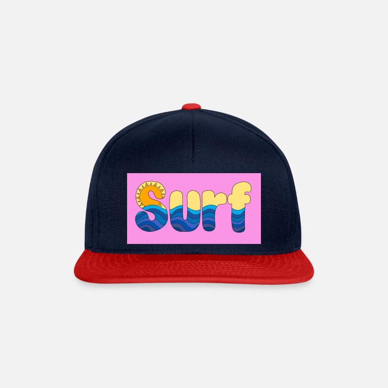 Surf - Snapback Cap - Navy/Rot