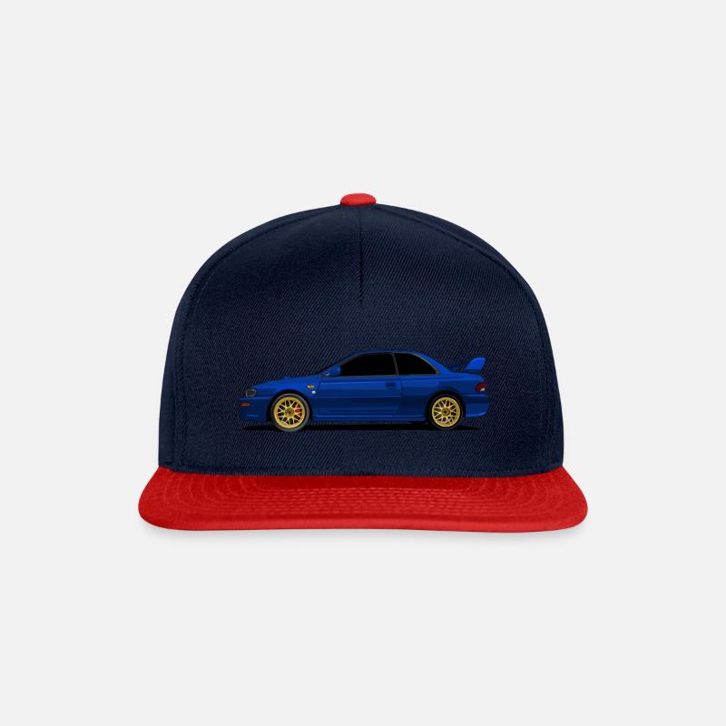 Impreza 22b - Snapback Cap - Navy/Rot