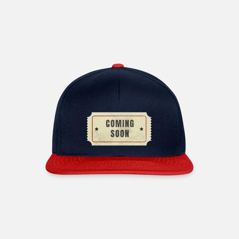 Ankommend... - Snapback Cap - Navy/Rot