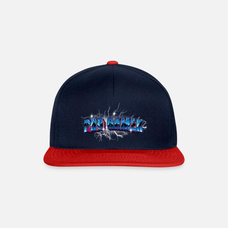 Profi-Gamer - Snapback Cap - Navy/Rot