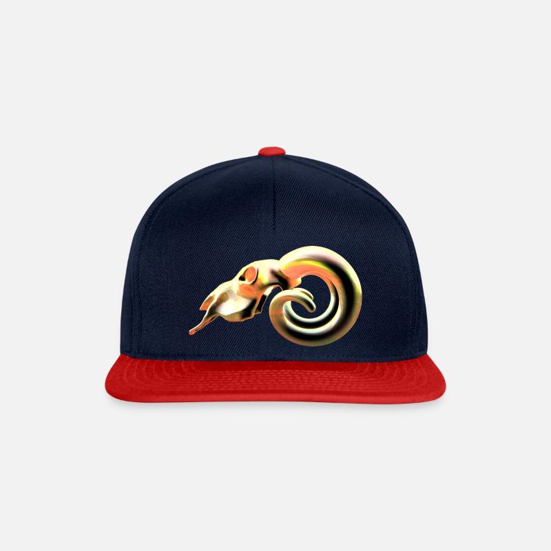 Hardrock - Snapback Cap - Navy/Rot