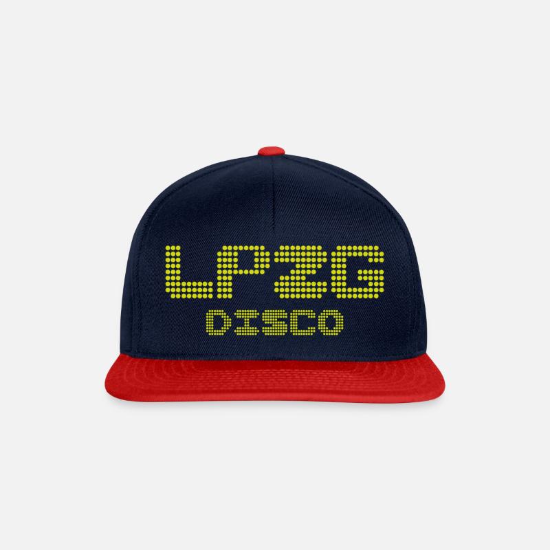 lpzg disco - Snapback Cap - navy/red