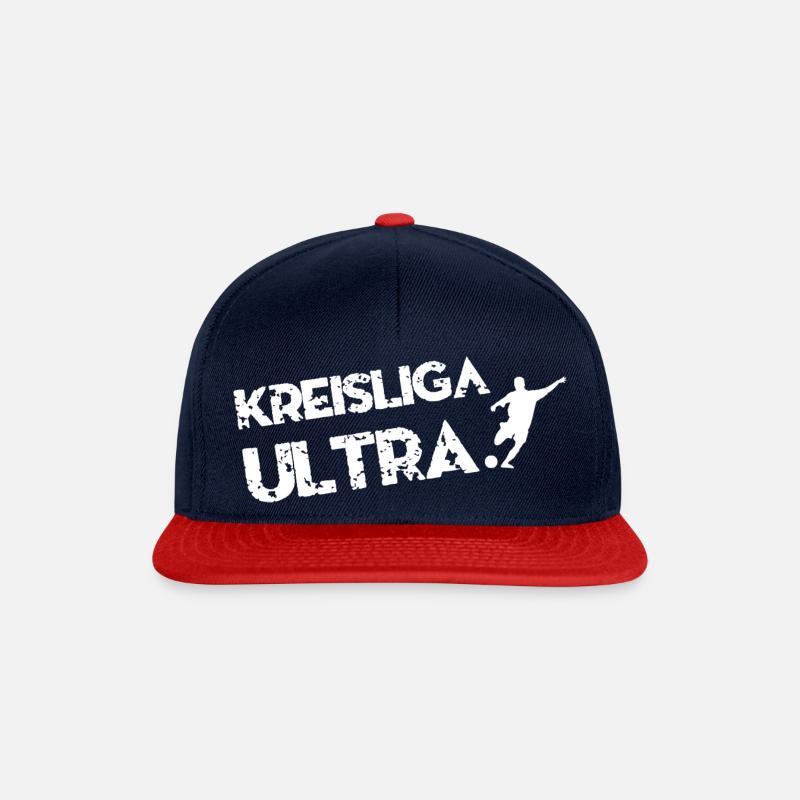 Kreisliga Ultra - Snapback Cap - Navy/Rot