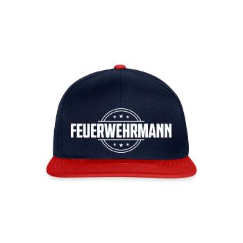 Feuerwehrmann Feuerwehr - Snapback Cap - Navy/Rot - Vorne