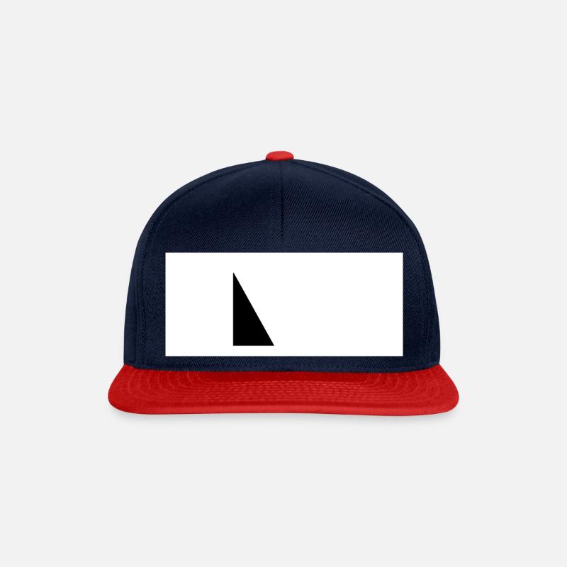 B&W - Snapback Cap - Navy/Rot