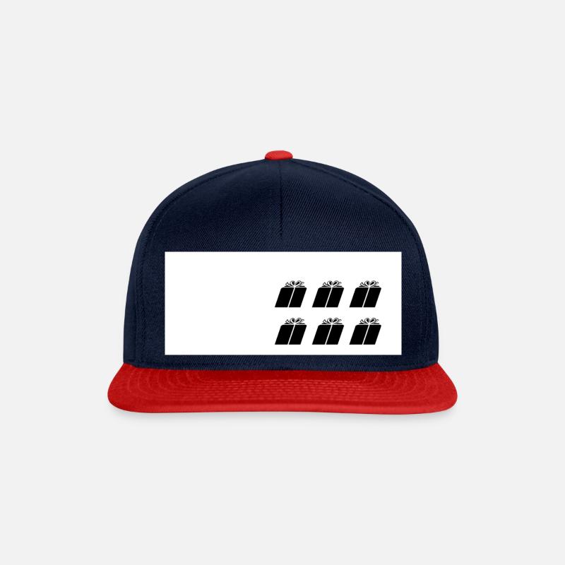 B&W - Snapback Cap - Navy/Rot