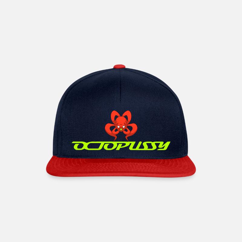 octopussy - Snapback Cap - navy/red