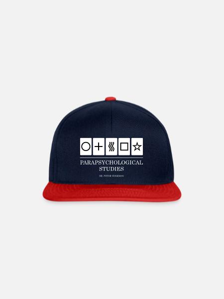 Parapsychologische Studien - Snapback Cap - Navy/Rot