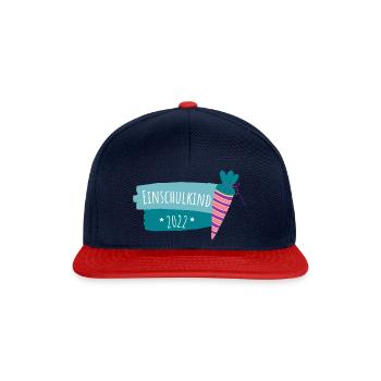 EINSCHULKIND 2022 - Snapback Cap - Navy/Rot - Vorne