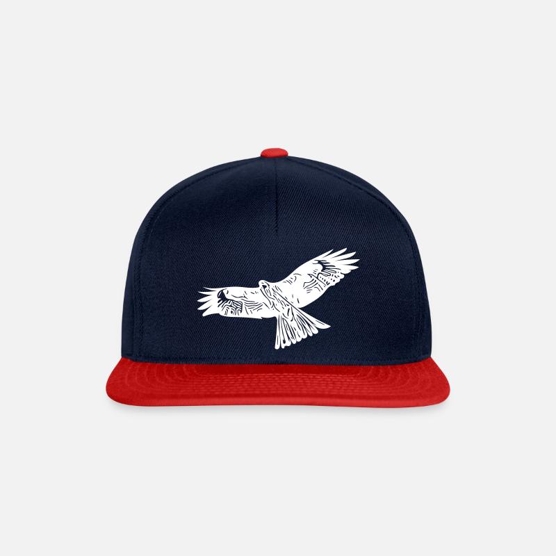 Eagle - Snapback Cap - navy/red