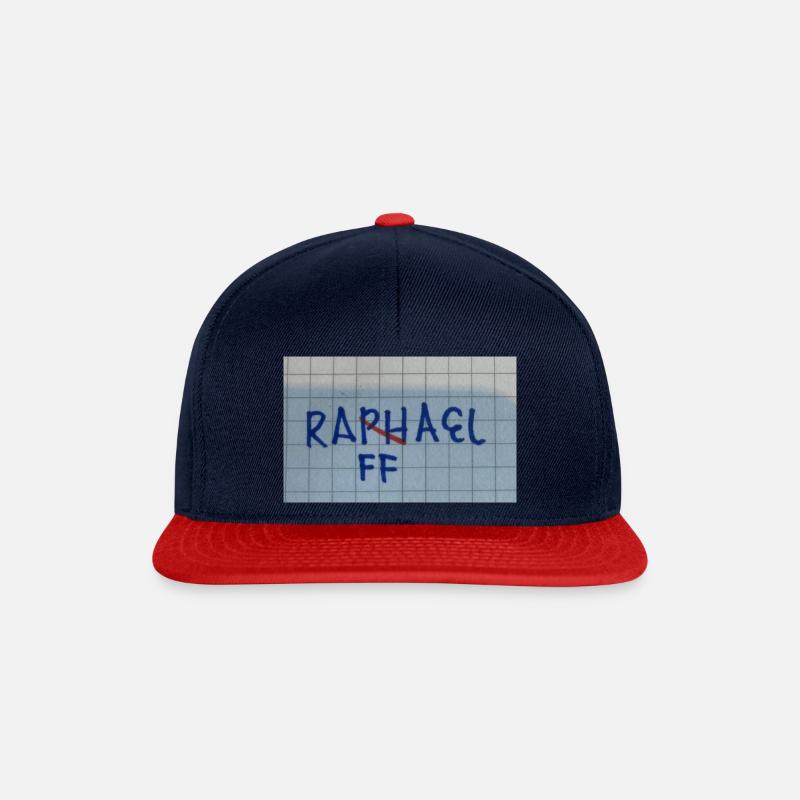 Raphael, not Raphael - Snapback Cap - navy/red