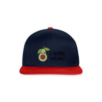 Avocado - Snapback Cap - Navy/Rot - Vorne