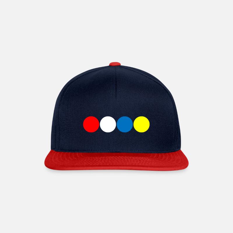 Fastnachts-Bubbles - Snapback Cap - Navy/Rot