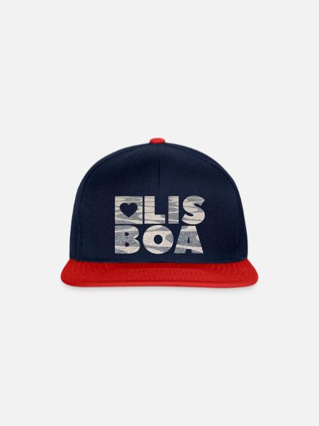 Lisboa - Lissabon - Lisbon - Snapback Cap - Navy/Rot