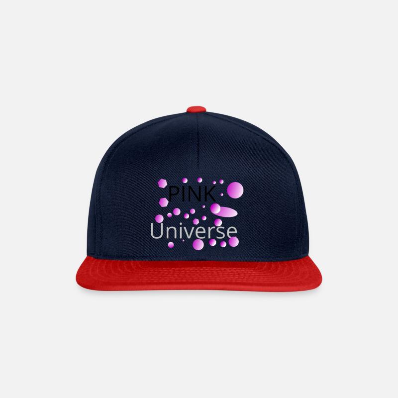 Pink Universe - Snapback Cap - Navy/Rot